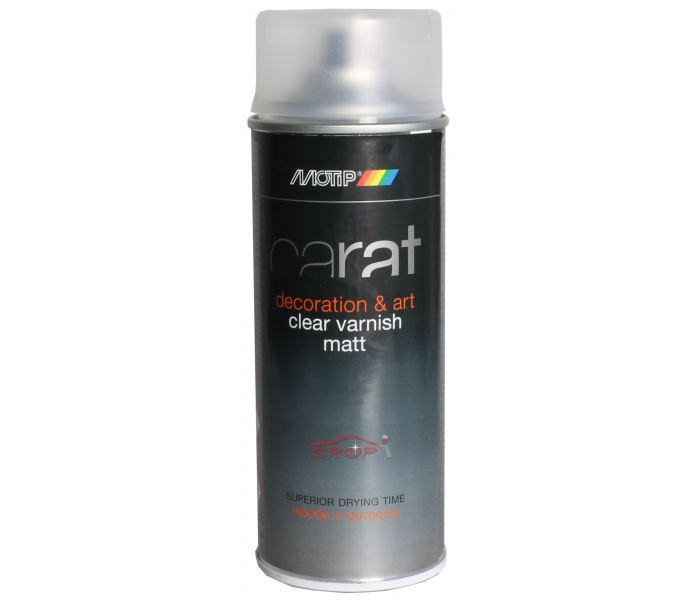 MOTIP CARAT Deco Spray Clear Varnish Matt 400ml