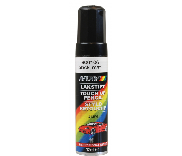 MoTip Lakstift Zwart Mat 12ml