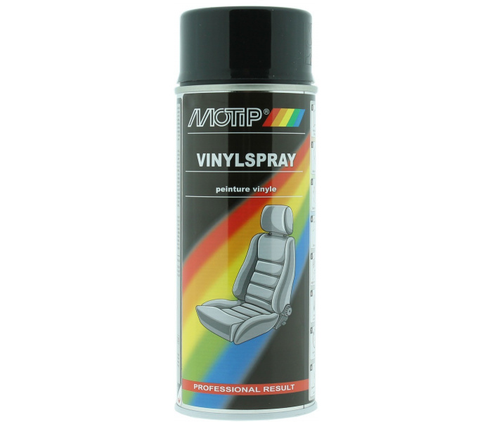 MoTip Vinyl spray 400ml - ZWART