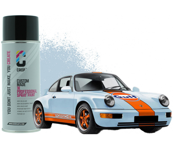 Porsche GULF Blauw lak spuitbus