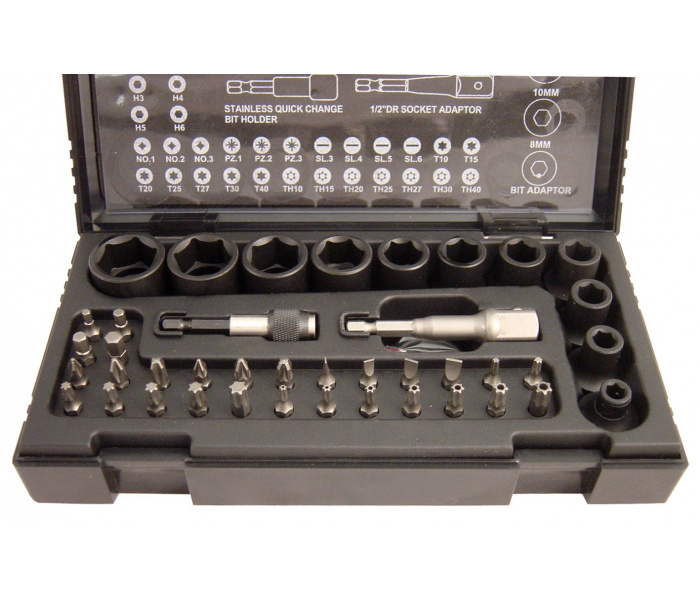 RODAC RA8687 Power Socket Set and Bitset 1/2"