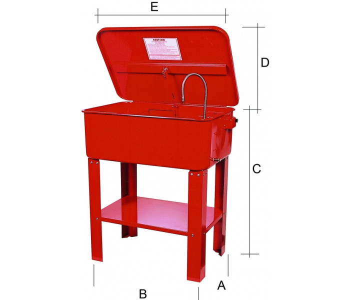 RODAC TL220N Parts Cleaner - 75 litres