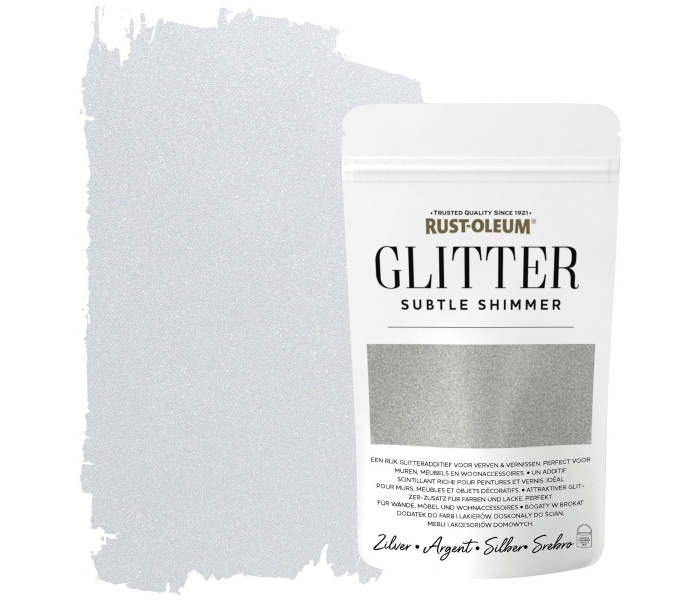 Rust-Oleum Subtle Shimmer Glitter Additief Zilver - 70 gram