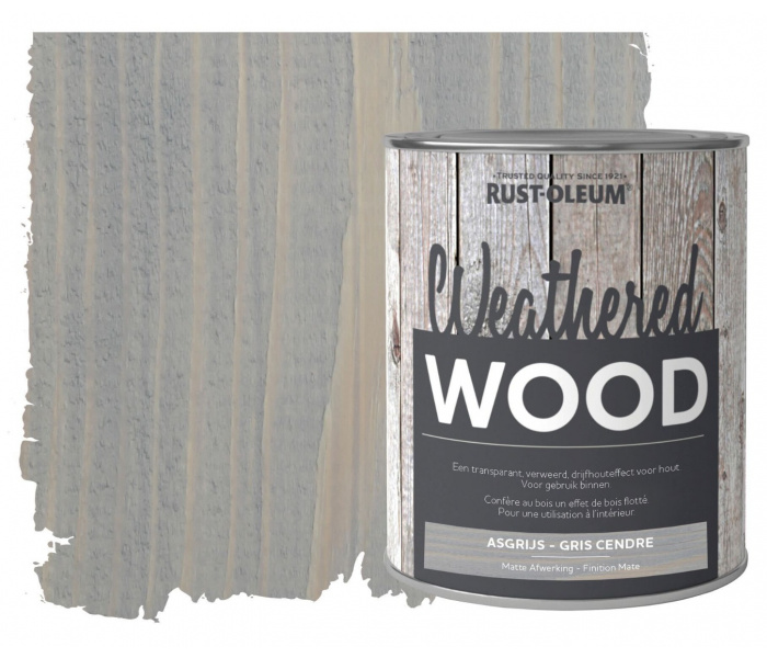 Rust-Oleum Meubelverf Weathered Wood Asgrijs 750ml