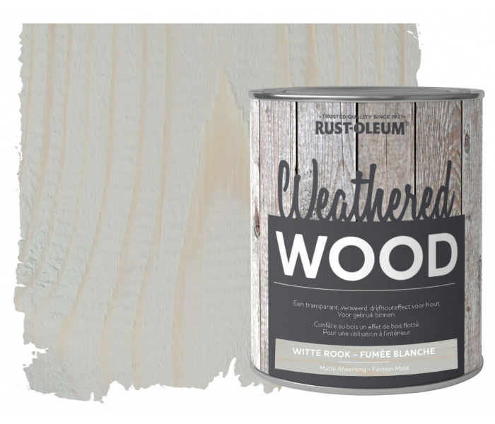 Rust-Oleum Meubelverf Weathered Wood Witte Rook 750ml