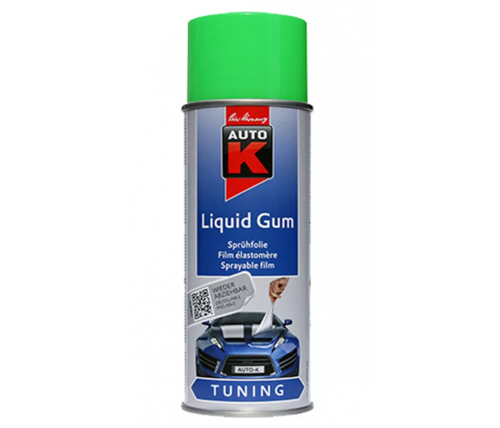 AUTO-K Liquid Gum Neon Groen Spuitbus 400ml