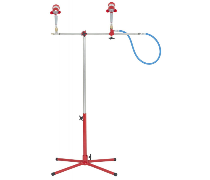 SATA Dry Jet 2 statief + 2 blaaspistolen