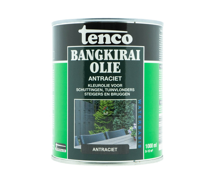 Tenco Bangkirai Olie Antraciet 1 liter