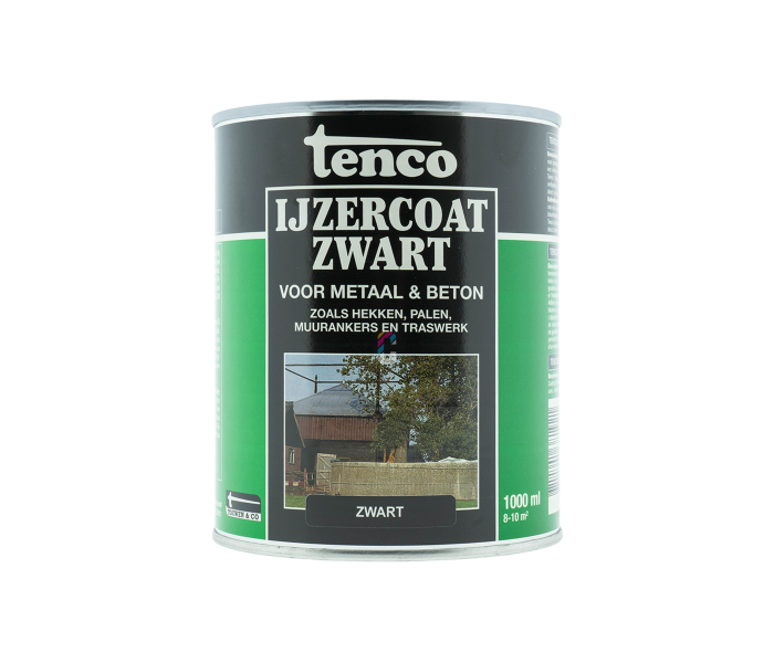 Tenco Ijzercoat Zwart 1 liter