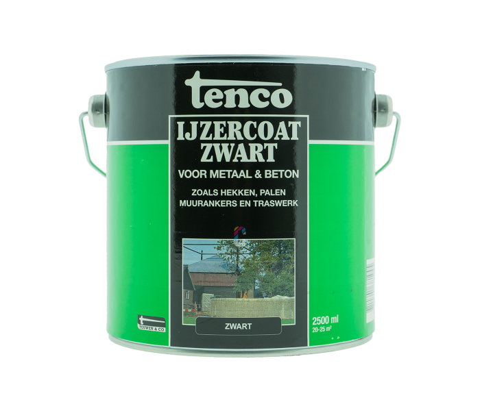 Tenco Ijzercoat Zwart 2,5 liter