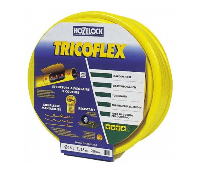 HOZELOCK Tricoflex Professional Reinforced Yellow Garden Hose