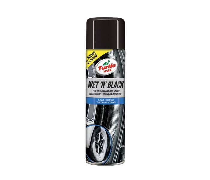 Turtle Wax Wet 'N Black bandenzwart spuitbus- 500ml