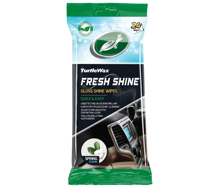 Turtle Wax Fresh Shine Gloss Wipes - 24 stuks