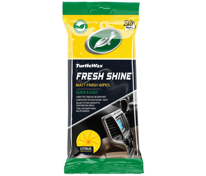 Turtle Wax Fresh Shine Matt Wipes - 24 stuks