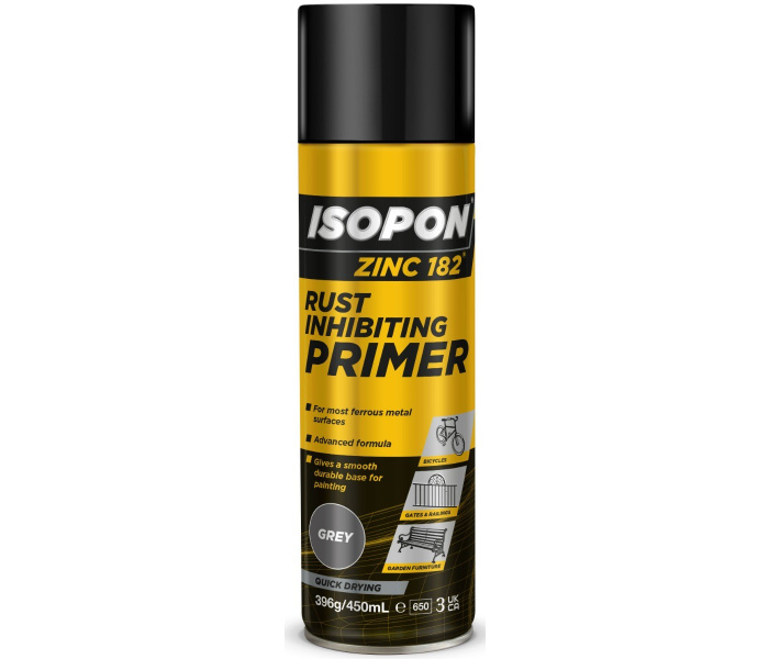 U-POL ZINC 182 Anti Roest Primer spuitbus 450ml