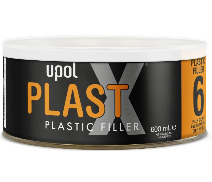 U-POL PLAST-X 2K Flexibele Plamuur ZWART 600ml