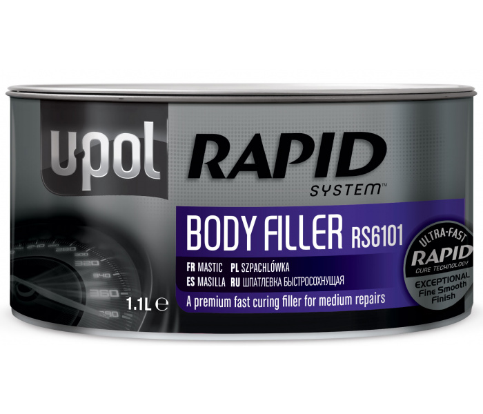 U-POL RAPID FILLER 2K Sneldrogende Plamuur 1,1 liter