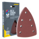 CROP Delta Sandpaper 100x145mm grit 80 - 10 pieces