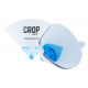 CROP Verfzeef 125 micron BLAUW - 10 stuks