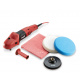 FLEX PE14-3-125 Rotary Polisher 125/160mm 1400 Watt with side handle, high torque and for large surfaces incl. accessories