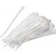 Tyrap Cable Ties TRANSPARANT - 100 pieces