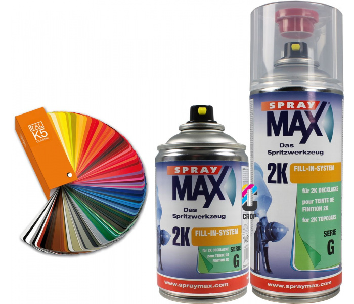 2K RAL-kleur in Spuitbus SprayMax - High Solid