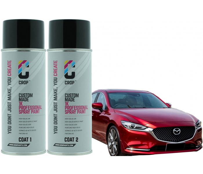Mazda Red Metallic spray paint -
