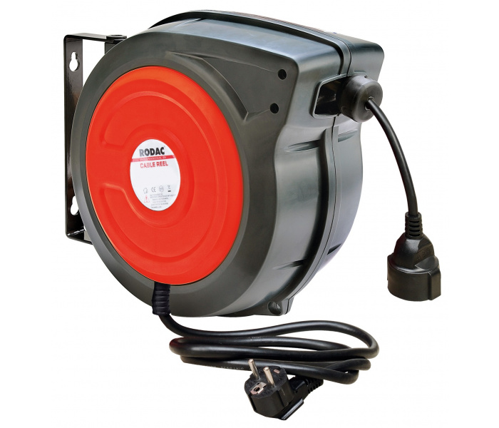 RODAC RA8894 Automatic Electrical Cable Reel with 3 core x 1,5m2 -15 mtr  cable 380/400V