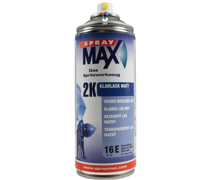 2K Blanke Lak Mat in Spuitbus SprayMax CROP