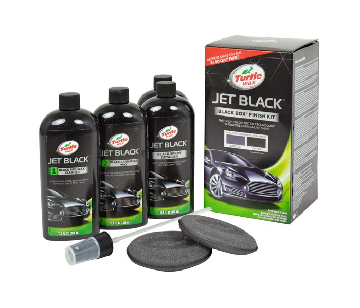 TURTLE WAX Black Box - Cleaning and Waxing Kit for black cars